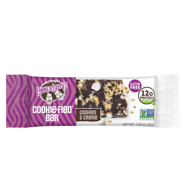 Lenny & Larry's Cookies & Creme 12g Plant Protein Cookie-Fied Bar