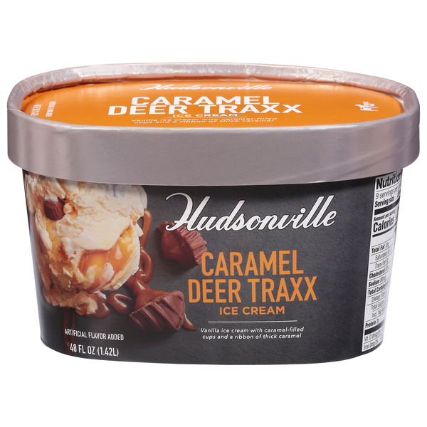 Hudsonville Caramel Deer Traxx Ice Cream