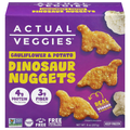 Actual Veggies Cauliflower & Potato Dinosaur Nuggets Frozen