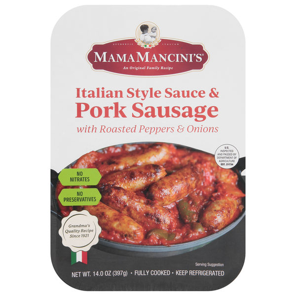 Mama Mancini's Italian Style Sauce & Pork Sausage Refrigerated