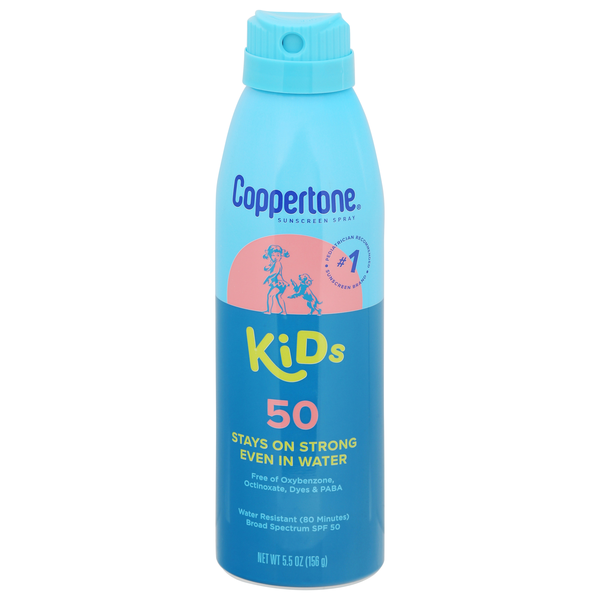 Coppertone Kids 50 SPF Sunscreen Spray