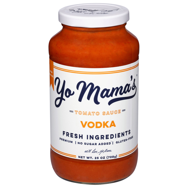 Yo Mama's No Sugar Added Keto Velvety Vodka Pasta Sauce