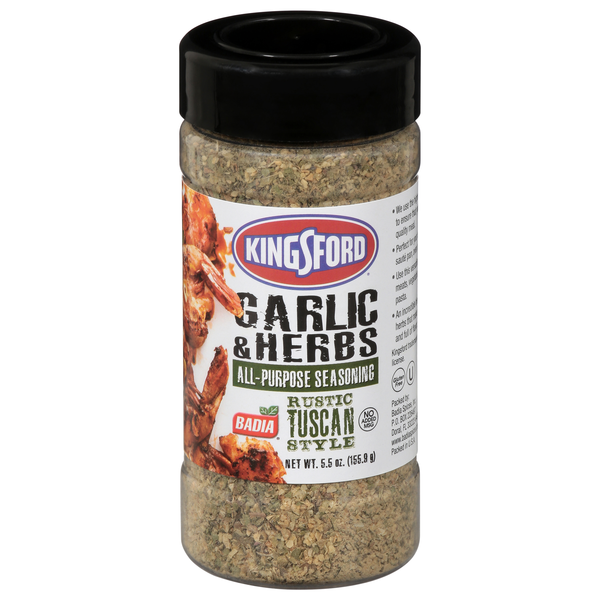 Kingsford Garlic & Herbs Rustic Tuscan Style All Purpose Seasoning