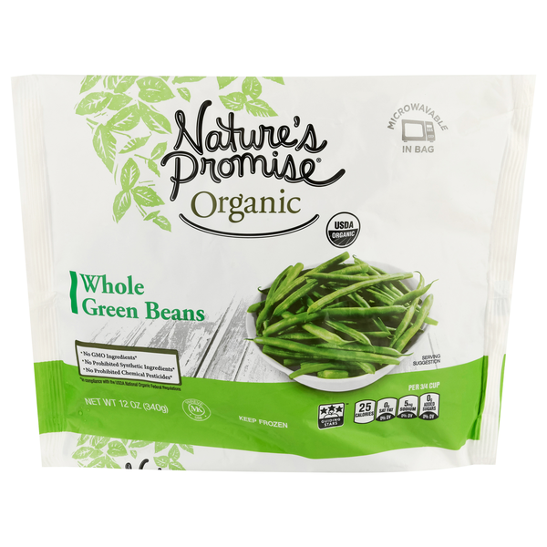 Nature's Promise Organic Whole Green Beans Frozen