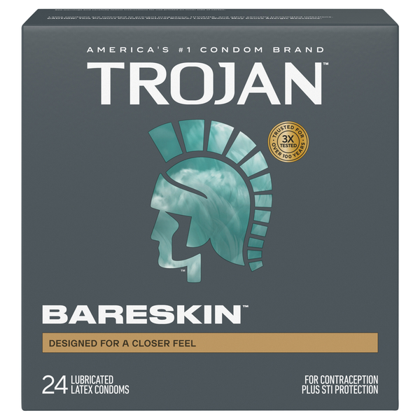 Trojan BareSkin Lubricated Latex Condoms Value Pack