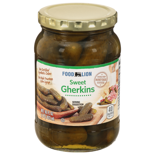 Food Lion Sweet Gherkin Pickles