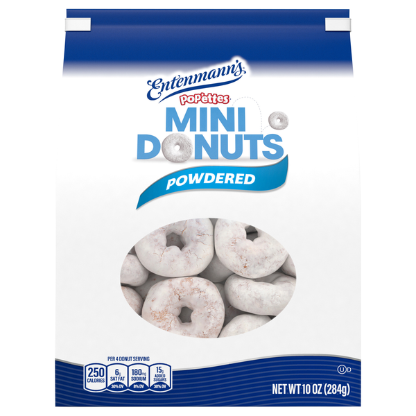 Entenmann's Pop'ettes Mini Powdered Donuts