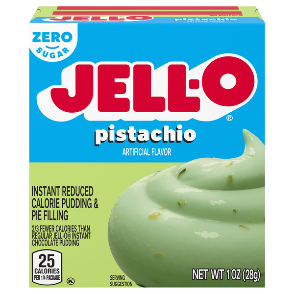 Jell-O Zero Sugar Pistachio Instant Pudding & Pie Filling