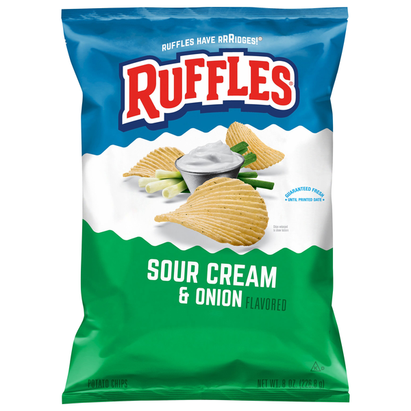 Ruffles Sour Cream & Onion Potato Chips
