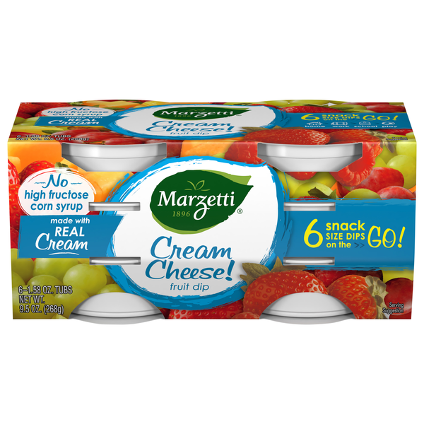 Marzetti Cream Cheese Fruit Dip Single Cups - 6 ct