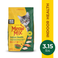 Meow Mix Indoor Health Chicken Turkey Salmon & Fish Adult Dry Cat Food