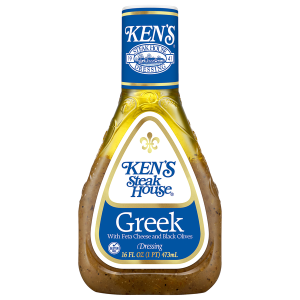 Save on Ken's Steak House Greek with Feta Cheese & Black Olives
