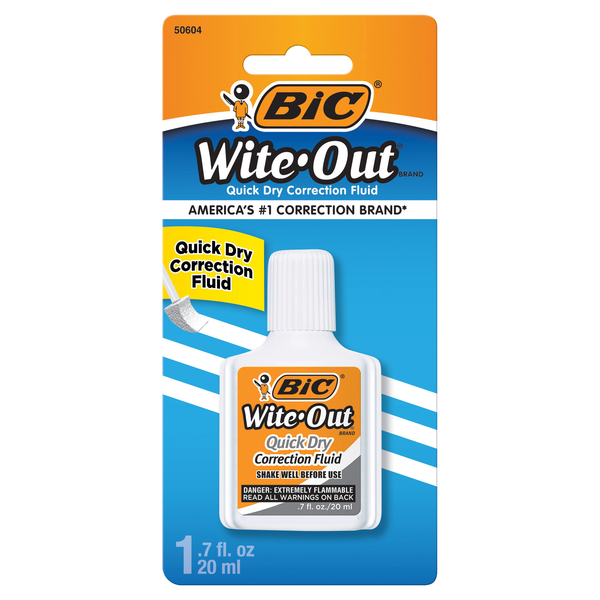 BIC Wite-Out Quick Dry Correction Fluid