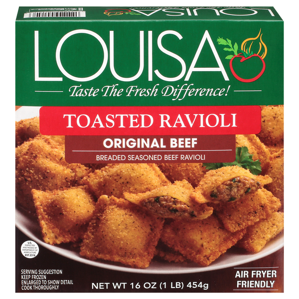 Louisa Original Beef Toasted Ravioli Frozen