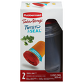Rubbermaid Take Alongs Twist & Seal Containers + Lids 3.5 Cups
