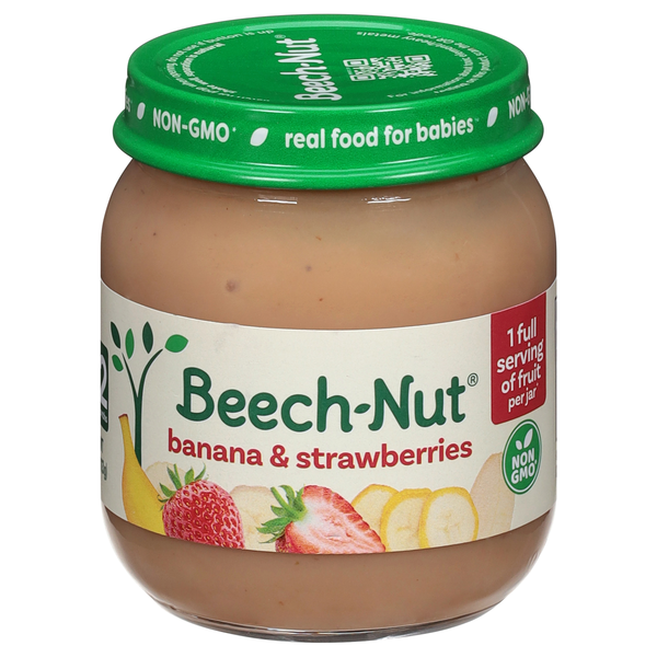 Beech-Nut Stage 2 Baby Food Banana + Strawberries