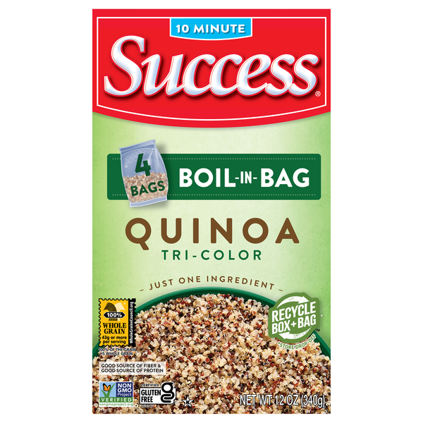 Success Boil-in-Bag Gluten Free Tri-Color Quinoa - 4 ct
