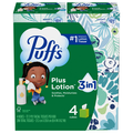 Puffs Facial Tissues 2-Ply White 72 ct ea - 4 pk