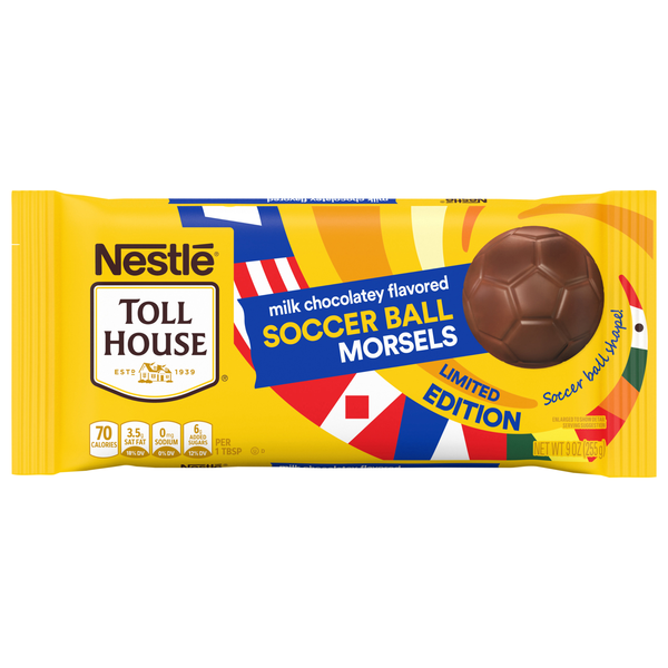 Nestle Toll House Milk Chocolatey Flavored Soccer Ball Morsels