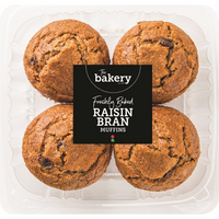 Stop & Shop The Bakery Freshly Baked Raisin Bran Muffins
