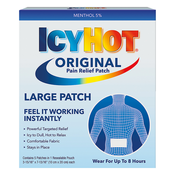 Icy Hot Original Pain Relief Patches Large
