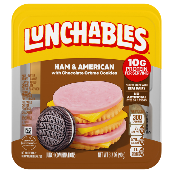 Lunchables Cracker Stackers Ham & American