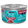 Purina ONE Natural Urinary Tract Health Beef/Liver Pate Adult Wet Cat Food