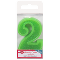 Betty Crocker Green Numeral Birthday Candle #2