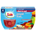 Dole No Sugar Added Mixed Fruit Cups in Cherry Gel - 4 ct