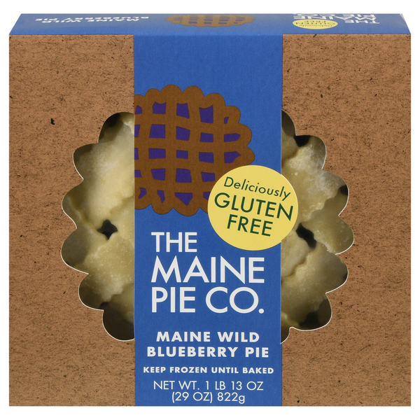 The Maine Pie Co Gluten Free Maine Wild Blueberry Pie Frozen