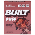 BUILT Puff Brownie Batter Protein Bars - 4 ct