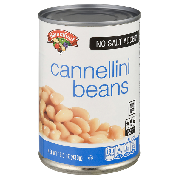 Hannaford No Salt Added Cannellini Beans