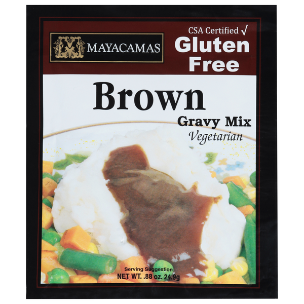 Mayacamas Gluten Free Vegetarian Brown Gravy Mix Packet