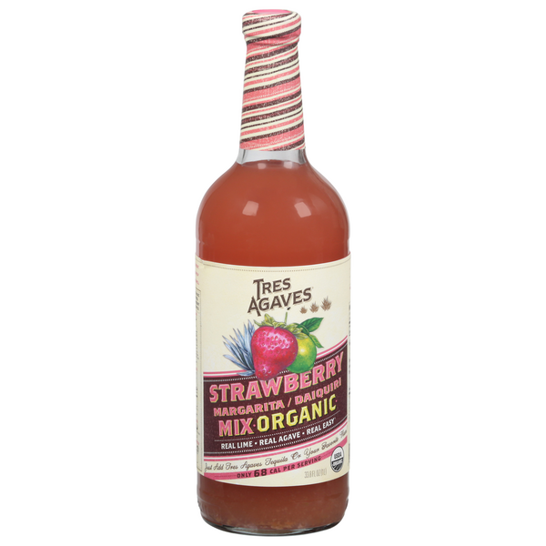 Tres Agaves Strawberry Daiquiri/Margarita Mix Organic