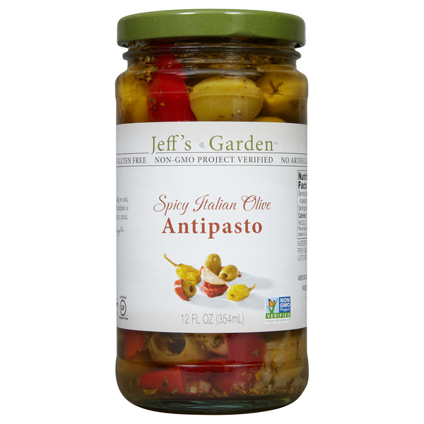 Jeff's Garden Spicy Italian Olive Antipasto Marinated