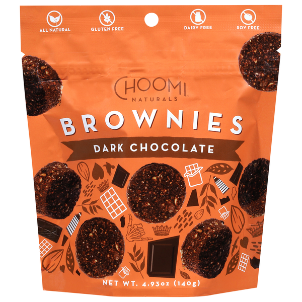 Choomi Naturals Dark Chocolate Brownies