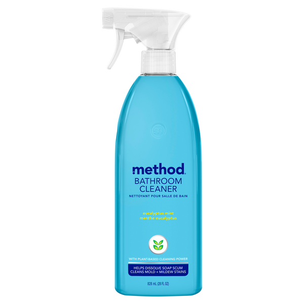 Method Plant-Based Eucalyptus Mint Bathroom Cleaner Trigger Spray