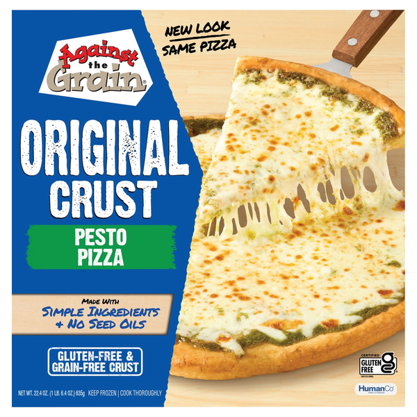Against The Grain Gluten Grain & Nut Free Pesto Pizza Frozen