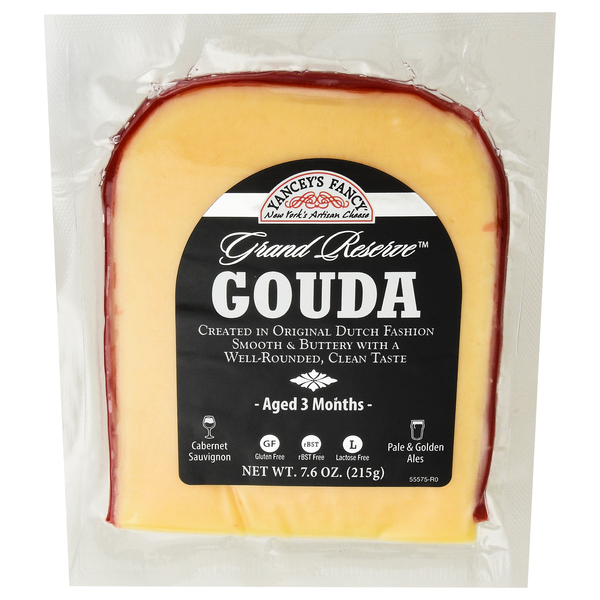 Yancey's Fancy Grand Reserve Gouda Cheese Wedge