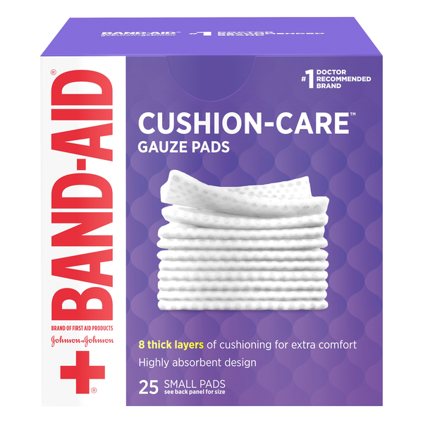 Band-Aid Small Cushion Care Gauze Pads