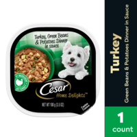 CESAR Home Delights Turkey Green Beans Potatoes Dinner Adult Wet Dog Food