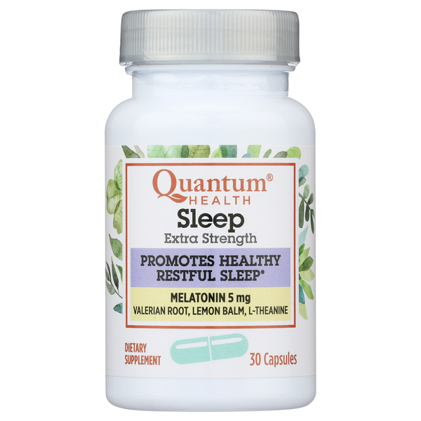 Quantum Health Sleep Extra Strength 5mg Melatonin Capsules