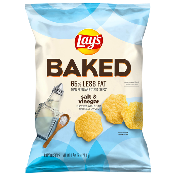 Lay's Baked Salt & Vinegar Potato Crisps Chips