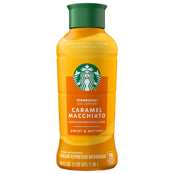 Starbucks Caramel Macchiato Iced Espresso Beverage