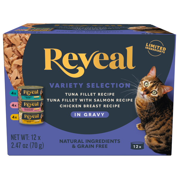 Reveal Wet Cat Food Variety Pack - 12 ct