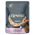 Reveal Grain Free Tuna Fillet with Shrimp Recipe in Broth Wet Cat Food