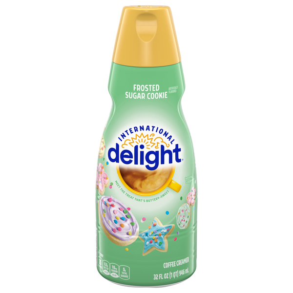 International Delight Flavored Coffee Creamer Frosted Sugar Cookie