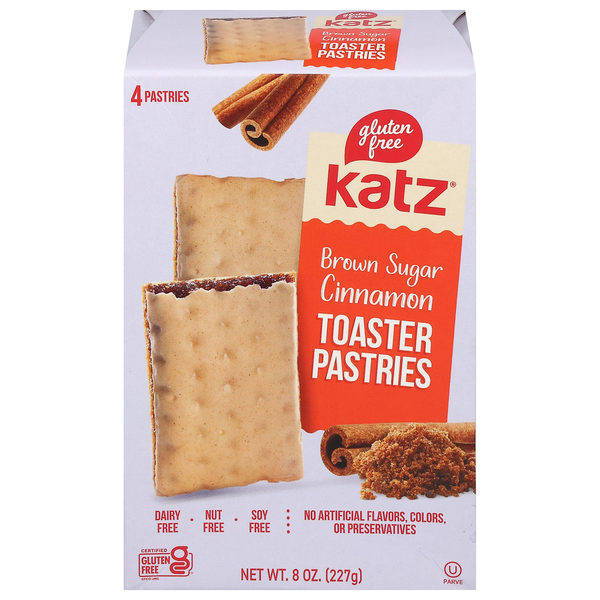 Save on Katz Gluten Free Brown Sugar Cinnamon Toaster Pastries 4 ct