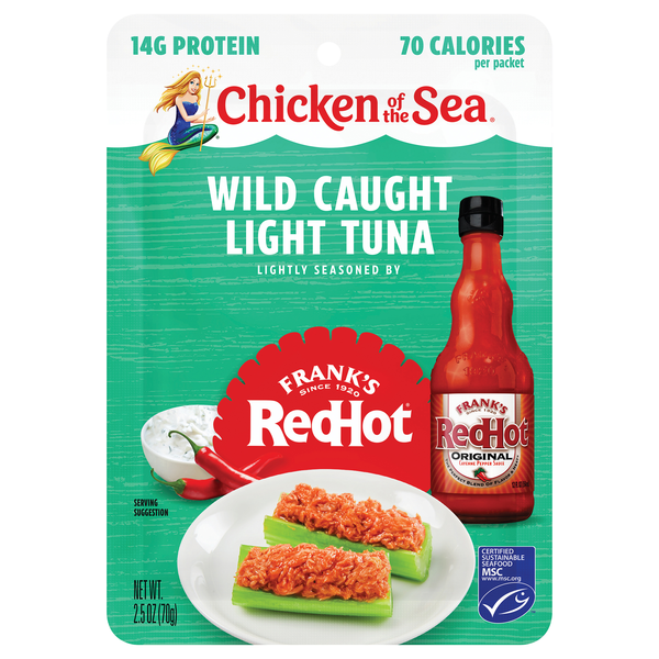 Chicken of the Sea Frank's RedHot Wild Caught Light Tuna