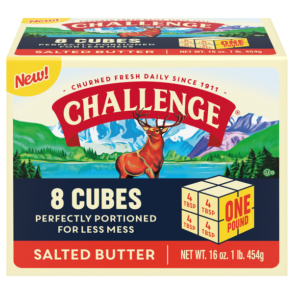 Challenge Salted Butter Cubes - 8 ct